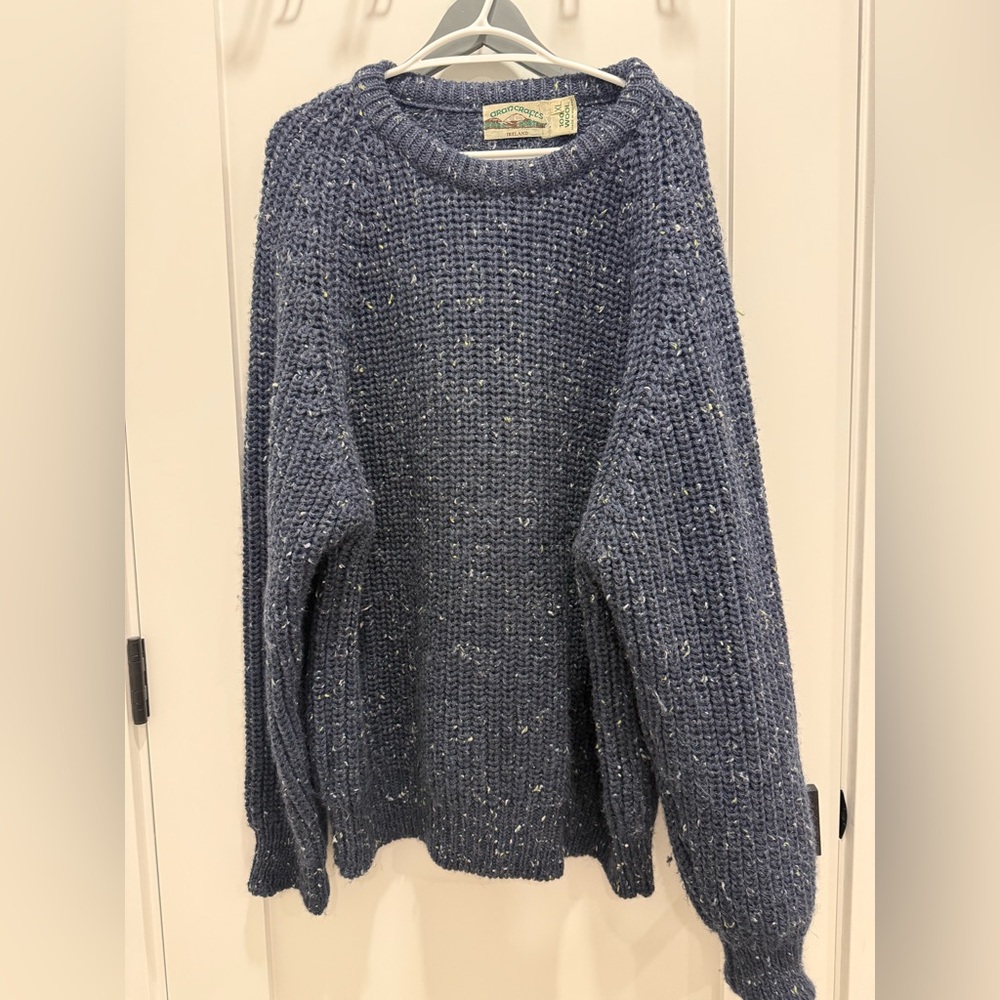 Aran crafts Ireland 100% wool sweater